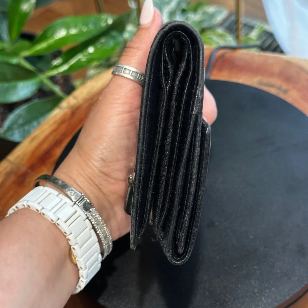 Gucci Black GG Supreme Horsebit Bifold Wallet Unisex - Picture 7 of 9